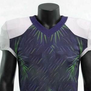 Camiseta Deportiva de Fútbol Americano de Manga Corta, Transpirable, Sublimada, al por Mayor, Personalizada con el Logotipo del Equipo - Product Image 4