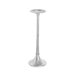 Latest Modern Candle Stand for Home Decor Silver Finished Casted Aluminum <b>Hammerred</b> Candle <b>Holder</b> Handmade Customized S/3 - Product Image 1