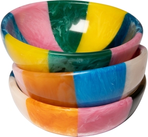 9. Elegante Tazón de Resina para Servir con un Diseño Único en Espiral para Frutas, Ensaladas, Bocadillos, Vajilla para el Hogar, Hotel, Restaurante, Venta al por Mayor, Personalizado - Product Image 3