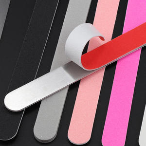 Custom Logo Floral Design <b>Nail</b> File 100/120 100/180 180/240 Precision Manicure Tool Plastic Smooth Tip - Product Image 3