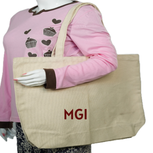 Women's New Fashion Stylish Multi-Purpose Underarm Pouch Tote Bag <b>Large</b> Capacity Handheld 100% Cotton Suit Bag Two for Travel - Product Image 4