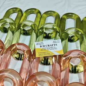 Eslabones de Cadena con Forma de Búho Hechos a Mano, Ecológicos y Personalizables, en Tamaño Extra Grande, Opciones Transparentes/Multicolor, Estilo Moderno para Regalos - Product Image 5