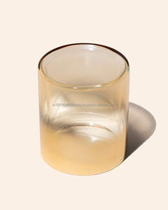 Premium Quality Candle Jar Classy Color Tone Annierware Engagement Table Decoration Wax Container Pot Accent <b>Glass</b> Candle Jars - Product Image 4