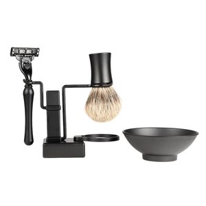 <b>Shaving</b> <b>Kit</b> for Men Safety Razor <b>Shaving</b> Brush Soap Cream and Stand Professional Stainless Steel New Latest Design - Product Image 2