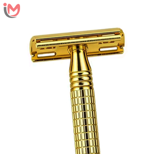 Maquinilla de Afeitar de Doble Filo de Acero Inoxidable de Alta Calidad con Mango para Afeitar la Cara de Hombres, Servicios OM - Product Image 2