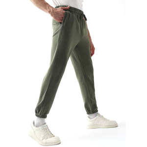 Sweat-shirt pour homme en molleton épais 100% coton, coupe droite, taille haute, jambe large, style décontracté Hip Hop, écologique, avec logo personnalisé - Meilleures ventes - Product Image 4