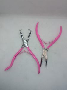 Juego de Pinzas de Acero Inoxidable de Grado Quirúrgico Obexa al por Mayor - Herramientas Profesionales para Extensiones de Cabello con Pinzas de Color Personalizado - Product Image 6