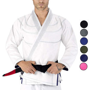 Uniforme de Judo BJJ Gi al por Mayor con Logotipo Personalizado, Ultraligero, 100% Algodón, Transpirable, de Secado Rápido, 220g, para Entrenamiento de Adultos Unisex - Product Image 3