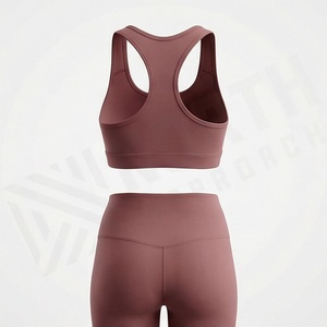 Soutien-gorge de yoga pour femmes, grande taille, fermeture éclair intégrale, confortable, respirant, sous-vêtements de fitness pour filles, vêtements de sport personnalisés, ensemble de gym - Product Image 2