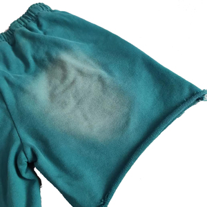 Shorts en molleton délavé à l'acide pour hommes, qualité supérieure, coupe oversize, style vintage, vente en gros - Product Image 6