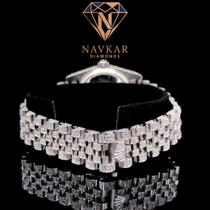 Reloj de Diseño Hip Hop con Movimiento de Cuarzo y Diamantes, Estilo Automático, Reloj de Lujo para Uso Diario en la Oficina, Reloj de Exportación - Product Image 2