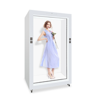 Vente en gros d'écrans holographiques 3D en LCD transparents de résolution 4K, écran tactile infrarouge, taille humaine, Holobox holographique