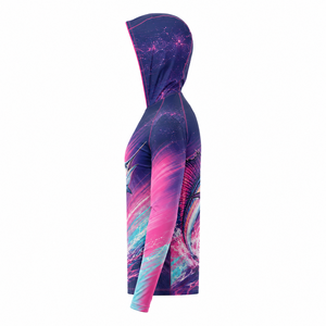 Sudadera con Capucha de Pesca para Hombre, Manga Larga, Estampado por Sublimación Harrar, UPF 50, Anti-UV, 100% Poliéster, Transpirable, Secado Rápido, Tallas Grandes - Product Image 4