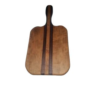 Fournitures de café Plateau de service à pizza Planche à fromage en acacia véritable Ustensiles de cuisine Planche à découper écologique Durable/Résistance à l'eau - Product Image 1