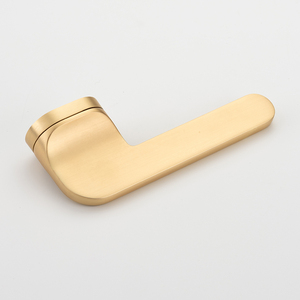 Poignée <span class=keywords><strong>de</strong></span> <span class=keywords><strong>porte</strong></span> concave à double courbure en alliage <span class=keywords><strong>de</strong></span> zinc, quincaillerie intérieure moderne pour chambre, salle <span class=keywords><strong>de</strong></span> bain, bureau, hôtel, couloir - Product Image 5