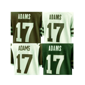 Nouveauté 2026 – Maillots de football américain personnalisés de qualité supérieure pour équipes Adams – Vente en gros # 17 maillots à manches courtes - Product Image 6