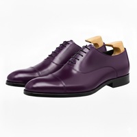 Chaussures habillées en cuir véritable de haute qualité pour hommes, personnalisables, vente en gros