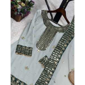 Ensemble Dupatta haut-bas et magnifique pour femmes - Product Image 6