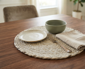Manteles Individuales Redondos de Yute Trenzado de Alta Calidad, Manteles Tejidos al por Mayor, Accesorios de Cocina para Decoración de Mesa de Comedor - Product Image 2