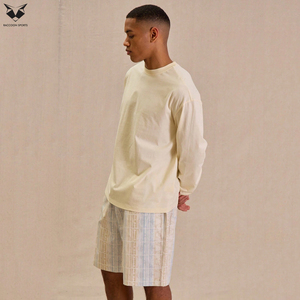 Chemises à manches longues pour hommes en gros – Hauts décontractés tendance en tissu confortable, style classique avec impression de logo disponible - Product Image 3