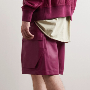 Shorts pour hommes en cuir PU, style streetwear, multi-poches, respirants, séchage rapide, imperméables, très demandés - Product Image 4