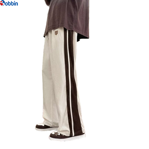 Pantalones holgados de estilo único para hombre, en oferta online, cómodos, al mejor precio, con franjas laterales, para otoño. - Product Image 3