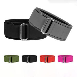 Premium Quality Weightlifting Power Belt Adjustable Double Prong Steel Buckle <b>Back</b> <b>Support</b> for Heavy Lifting Professional - Product Image 4