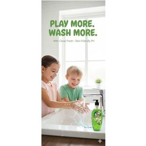 Plant Based Liquid Hand <b>Wash</b> Gentle Moisturizing Formula for Safe Clean Hands and Eco Friendly Care - Product Image 3