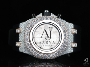Reloj de Pulsera de Lujo para Hombre con Incrustaciones de Diamantes, Mecánico Automático, Tourbillon, Cronógrafo, Correa de Cuero Negra Luminosa - Product Image 4