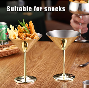 You Martini – Nouveauté : Gobelet de luxe personnalisé en acier inoxydable, idéal pour flûte à champagne et verre à vin rouge – Or - Product Image 6