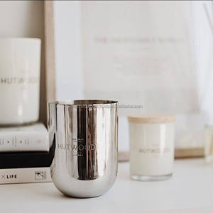 Portavelas de Latón Personalizado con Acabado Cepillado de 16 oz, Ecológico, Duradero, Perfumado, Hecho a Mano, para Uso Religioso, Fabricación de Velas de Lujo Navideñas - Product Image 5