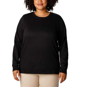 <b>Black</b> Color Crew Neck Cotton Casual Oversized Custom Embroidered Women <b>Sweatshirt</b> Plain Crew Neck <b>Sweatshirt</b> Women From Pakistan - Product Image 6