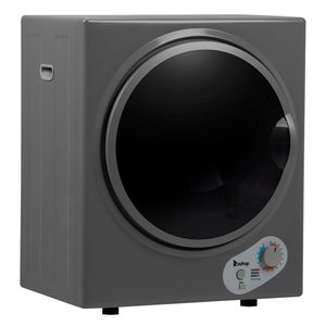 Asciugatrice Portatile Compatta da 2,5 KG 1,6 piedi cubi con Tamburo in Acciaio Inossidabile (GYJ25 78G2) - Nero/Bianco 120V Meccanica - Spina UK - Product Image 4