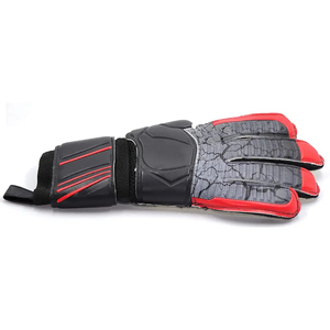 Gants de gardien de but en cuir de qualité professionnelle, protection complète des doigts et du pouce, paume plate pour hommes, gants de football personnalisés, neufs - Product Image 3