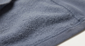 Pantalon large en molleton bleu, coupe décontractée, taille élastique, style décontracté pour la détente - Product Image 3