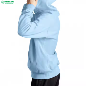 Sudaderas con Capucha de Felpa sin Cordones de Alta Calidad al por Mayor, de Mezcla de Poliéster/Algodón, Tallas Grandes, Bordadas, de Gran Gramaje - Product Image 5