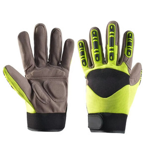 Guantes Antivibración con Protección TPR, Guantes de Impacto para Mecánicos, Guantes de Trabajo para Hombre con Logotipo Personalizado - Product Image 6