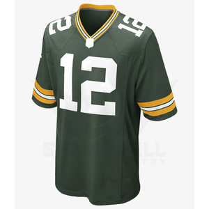 Camiseta de Fútbol Americano Blanca Personalizada para Hombre, Cuello en V, Manga Corta, Número 21 Sublimado, Absorbe la Humedad, Corte Regular, para Deportes de Equipo - Product Image 5