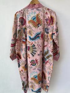 Bata Kimono con Estampado de Dibujos Animados para Mujer, Suave y Transpirable, de Algodón, para Verano, Hecha a Mano, ODM - Product Image 5