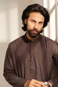 Soft Blended Fabric Salwar Kameez Traditional Indian & Pakistani <b>Men</b> Clothing Designer <b>Men's</b> <b>Kurta</b> Set Wedding Eid Outfit - Product Image 6