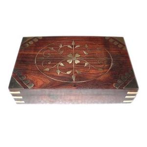 Coffre au trésor en bois fait à la main de haute qualité boîtes décoratives pour la maison vente chaude boîte à bagues bijoux personnalisés article cadeau - Product Image 4