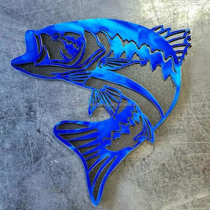 Halloween hogar sala de estar Metal montado en la pared colgante decoración de pared arte hueso de pescado decoración de pared - Product Image 6