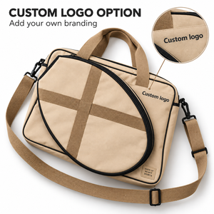 Bolsa de Raqueta de Squash Rexfit Sports con Logotipo Personalizado, Compartimento Frontal con Cierre Curvo, Asa Superior y Correa de Hombro Ajustable - Product Image 6
