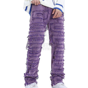 Pantalones de Lona Ligeros y Cómodos con Corte Holgado y Tejido Transpirable 100% Algodón, Atuendo Casual Moderno - Product Image 3