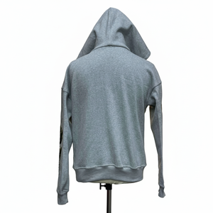 เสื้อฮู้ดดี้แบบมีซิปสั่งทำพิเศษ 500 GSM ผ้าฝ้าย 100% พิมพ์โลโก้ตามแบบ OEM สำหรับผู้ชาย ผู้ผลิตเสื้อฮู้ดดี้แบบหนา ใส่สบาย ทันสมัย สำหรับทั้งชายและหญิง - Product Image 2