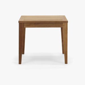 Mesa de Centro Rectangular de Madera de Teca Sólida con Tablero de Listones, Acabado Natural, Estilo Moderno Rústico, Muebles de Exportación para Interiores y Exteriores, Indonesia - Product Image 3