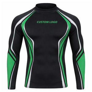 Rashguard 2026 MMA BJJ à manches longues, protection solaire, séchage rapide, confortable, super extensible, logo personnalisé, durable, imprimé numériquement - Product Image 1