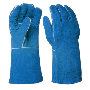 Gants de soudage en cuir de vachette pleine fleur robustes, haute performance, ignifuges, anti-coupure, pour la sécurité au travail, le barbecue et la protection personnelle anti-vibrations - Product Image 3