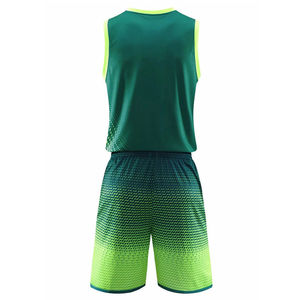 Elastic Waist Mesh Fabric <b>Athletic</b> Fit All Seasons sleeve Men's Sublimated Basketball Shorts Gradient Color Moisture Wicking - Product Image 2