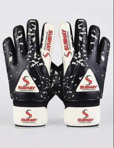 Soccer Football Goalkeeper Gloves Full Finger PU Leather <b>Hook</b> And Loop Closure Unisex Sports Gear - Product Image 5